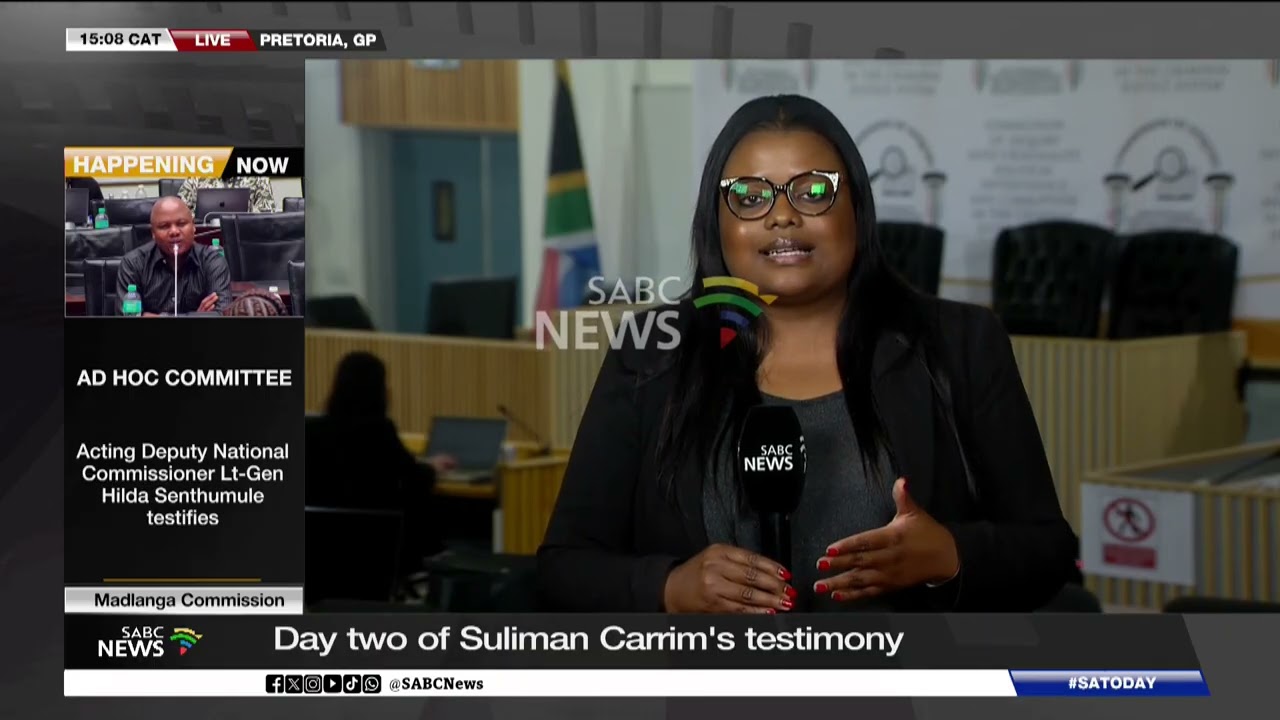 Madlanga Commission | Day 2 of Suliman Carrim's testimony: Canny Maphanga reports