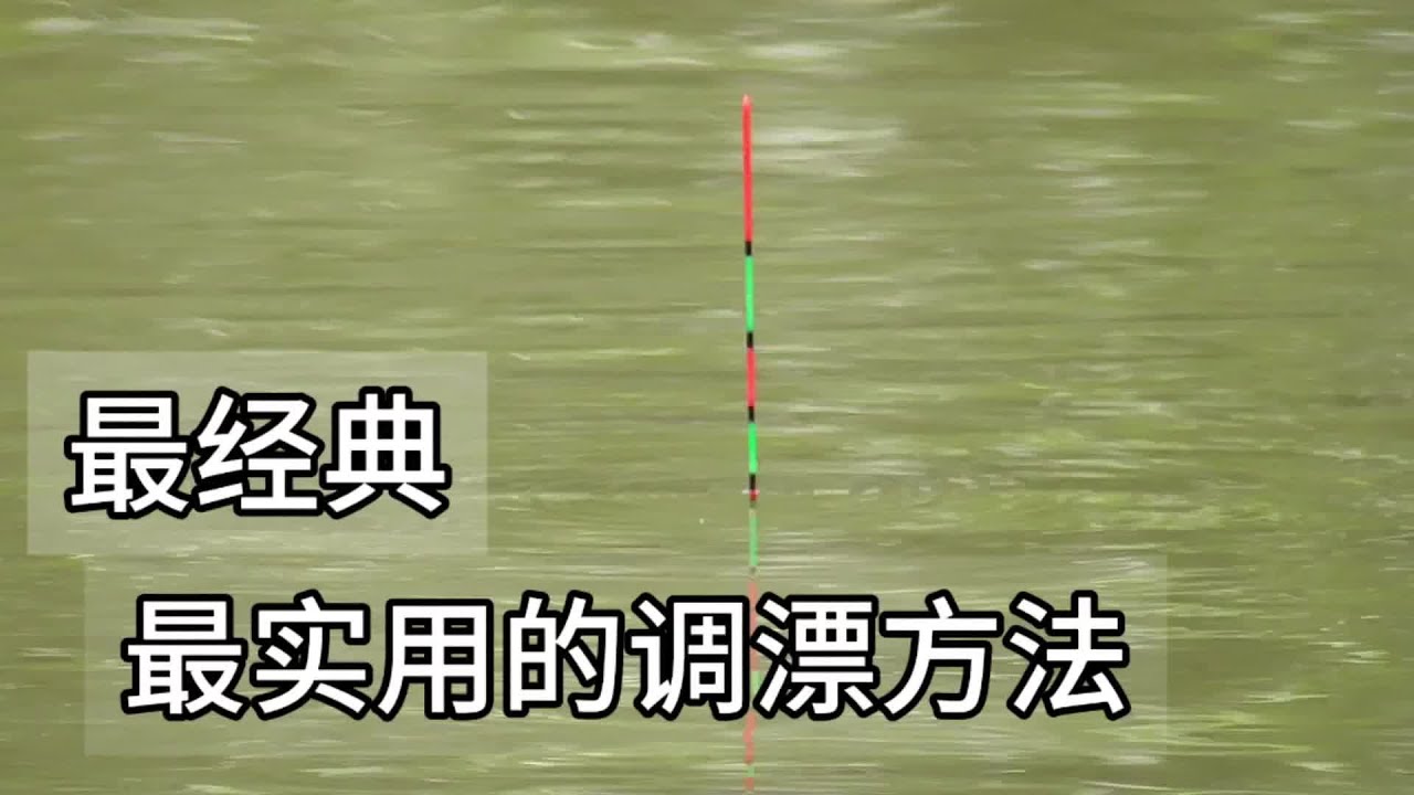 调漂：最经典、最实用的调漂方法分享，漂相清晰！#户外钓鱼 #钓鱼人