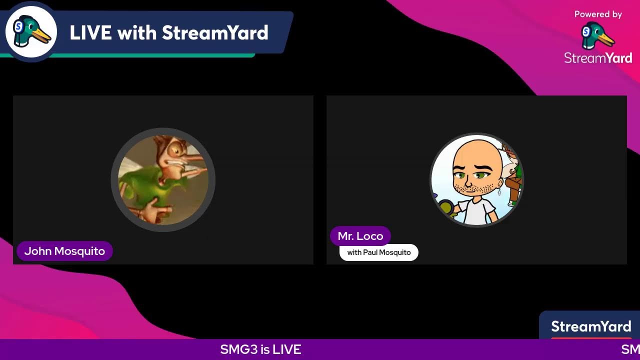 Loco Loco AND SMG4 Crew stream: Happy new year