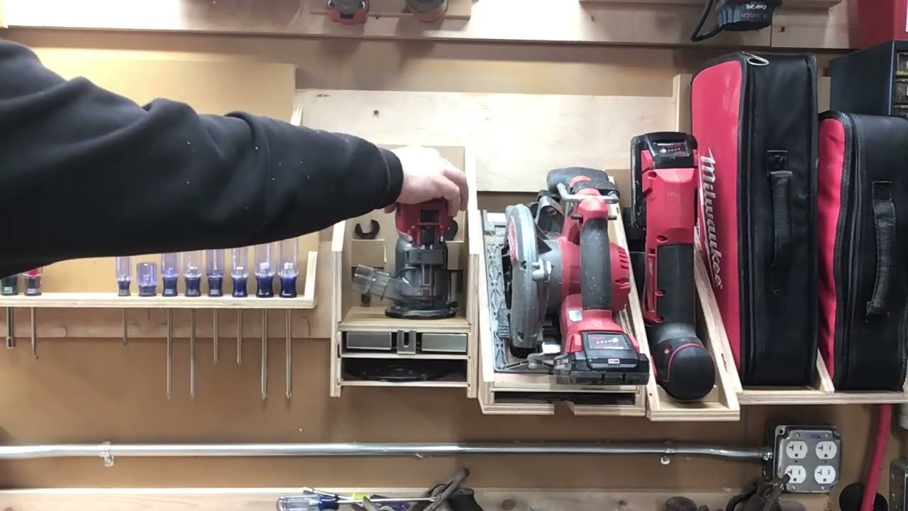 French Cleat Router Tool Holder DIY