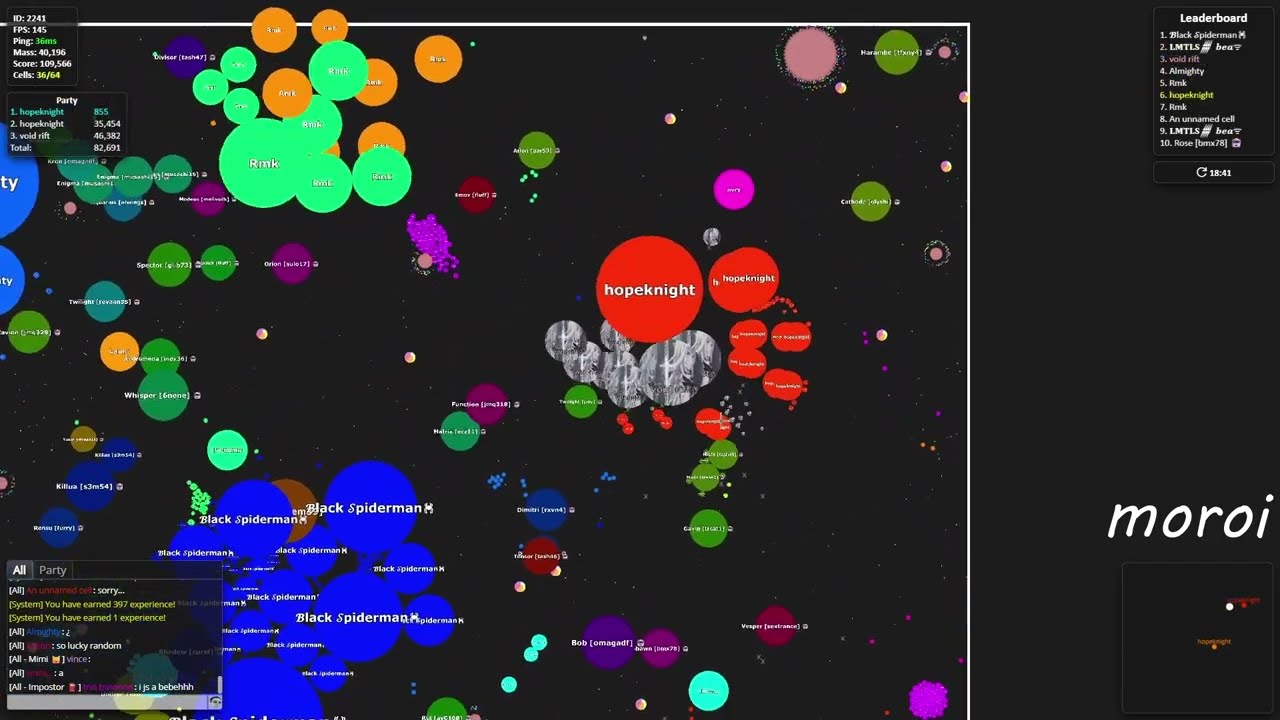 splitrunning in gota.io ft. octavia robez moroi sonder