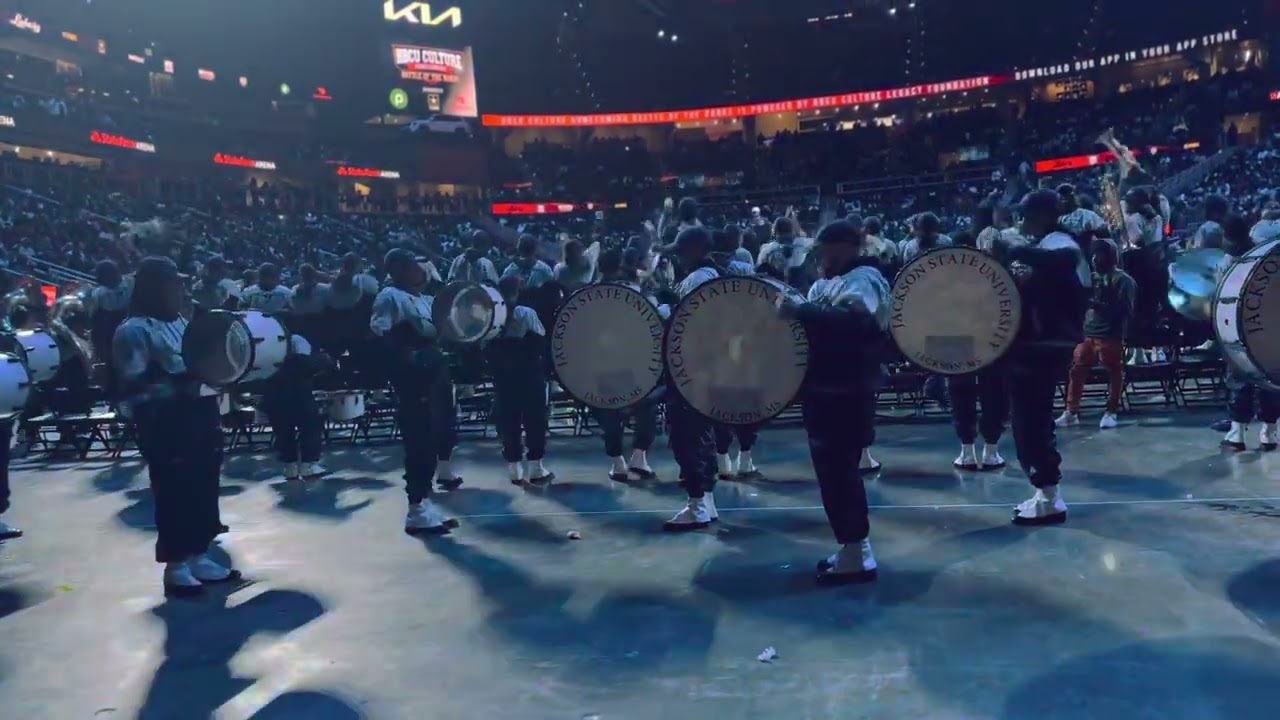 JSU Band “Tomorrow” by GloRilla (Percussion View) HBCU Culture BOTB