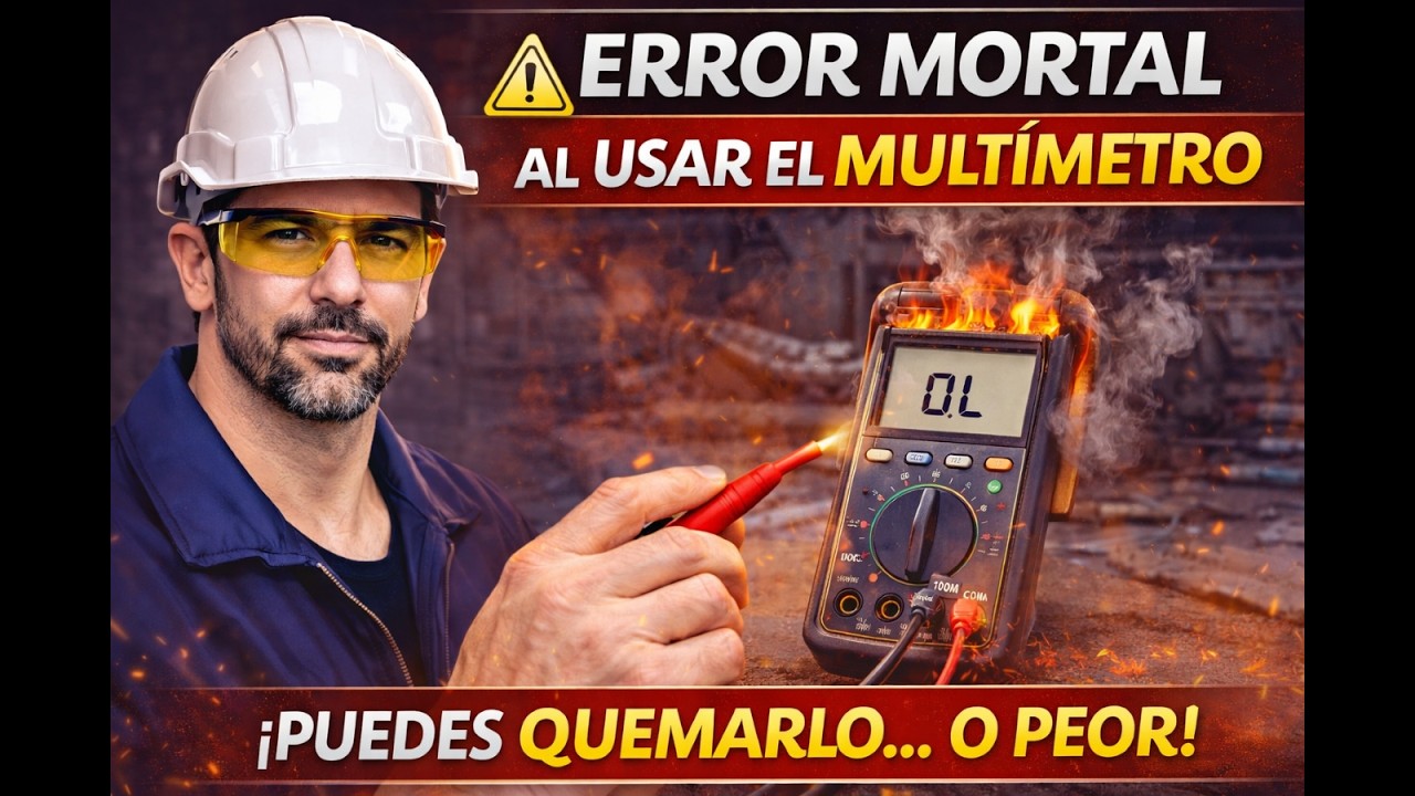 ⚠️ El Error Mortal al Usar el Multímetro (Puede Quemarlo… o Peor)