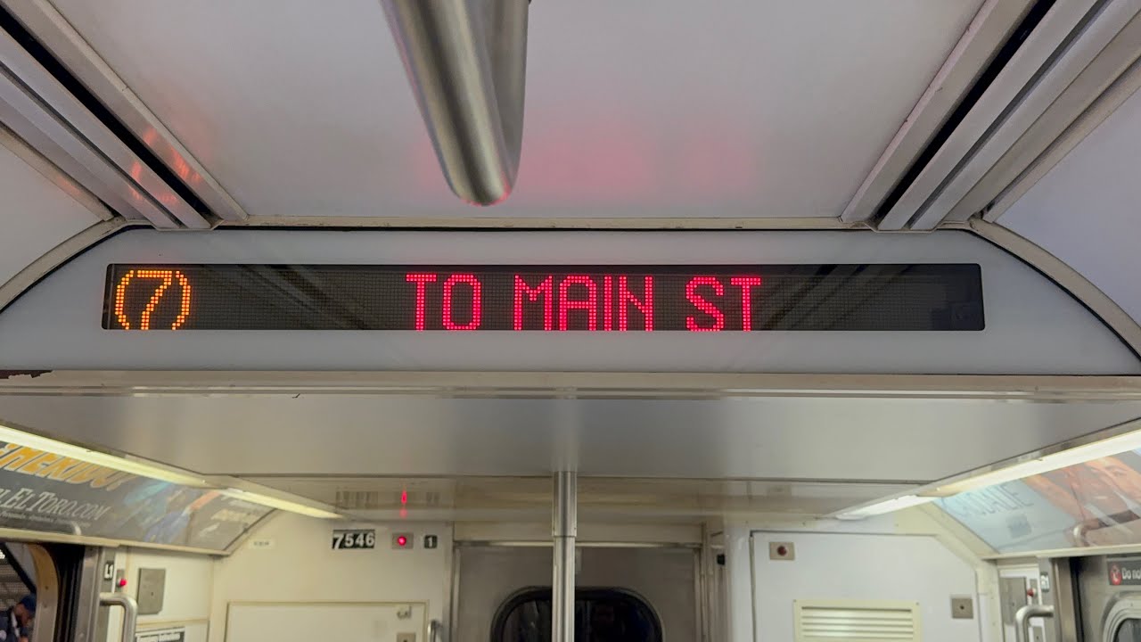 IRT 42 St Line: R188 (7) Train [34 St-Hudson Yards to Flushing-Main St #FlushingLineRehab2025]