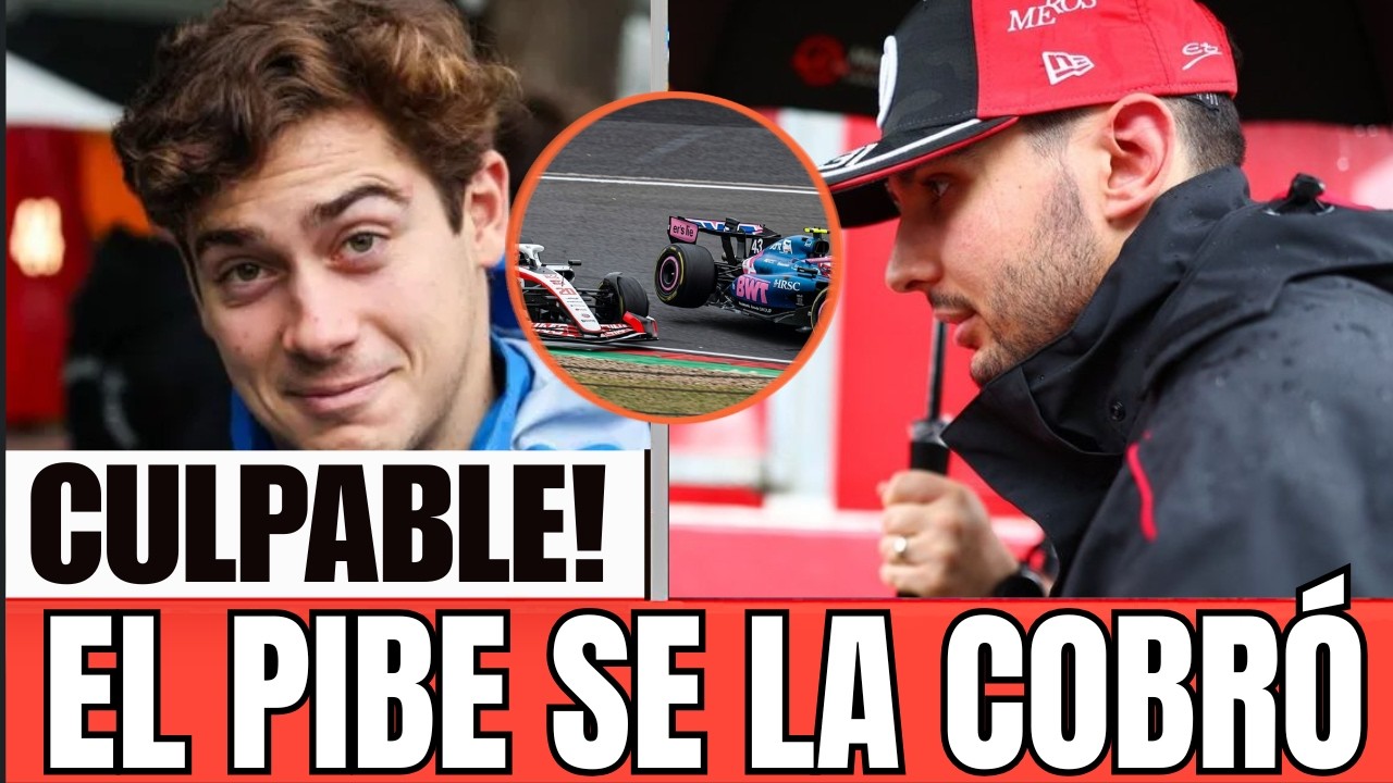 COLAPINTO hace temblar a HAAS tras choque y BRIATORE lo respalda ante OCON