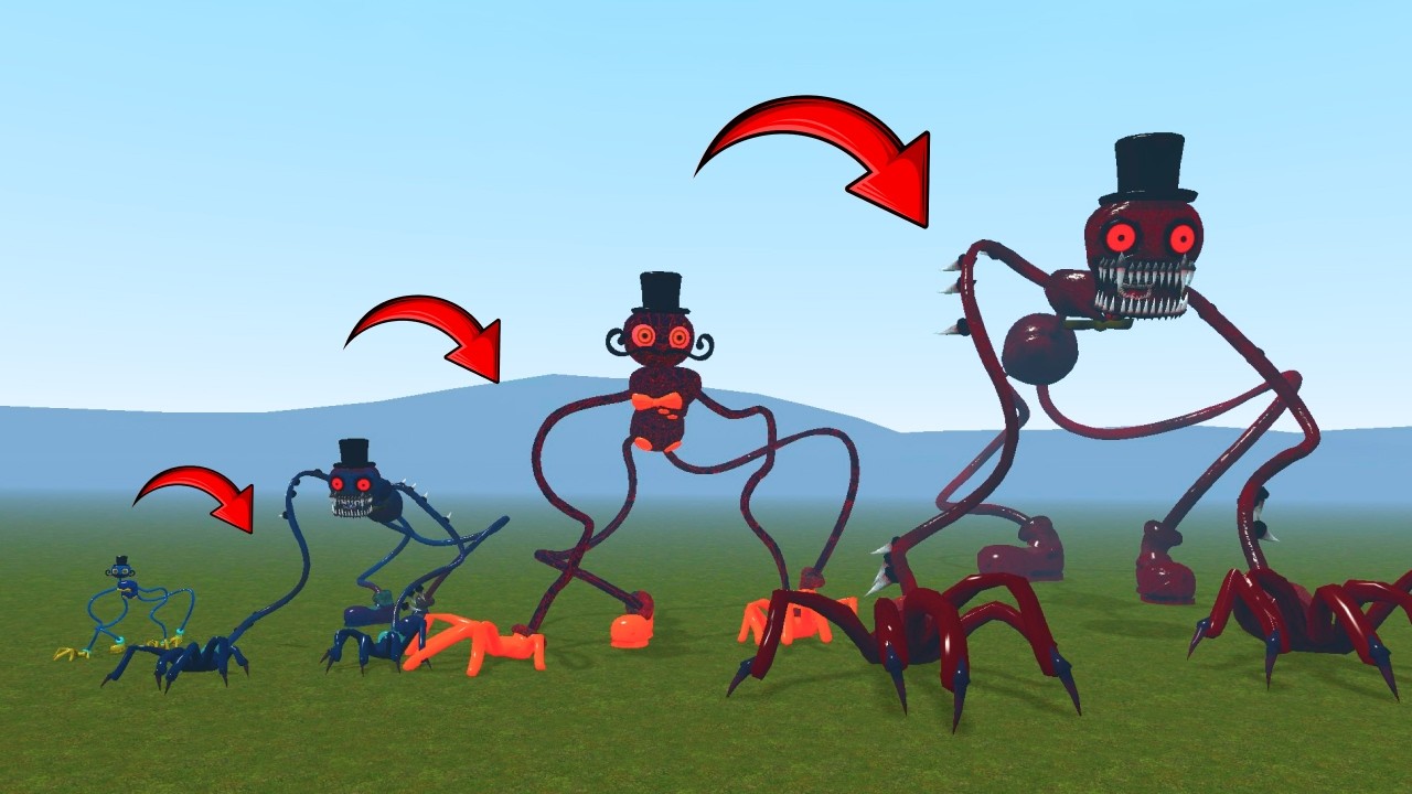 NEW EVOLUTION OF DADDY LONG LEGS POPPY PLAYTIME In Garry's Mod!