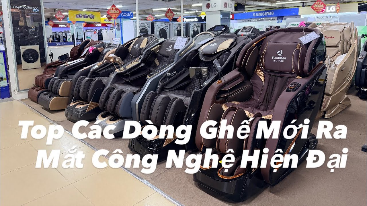 Top Dòng Ghế Massage Cao Cấp Mới Ra Mắt 
