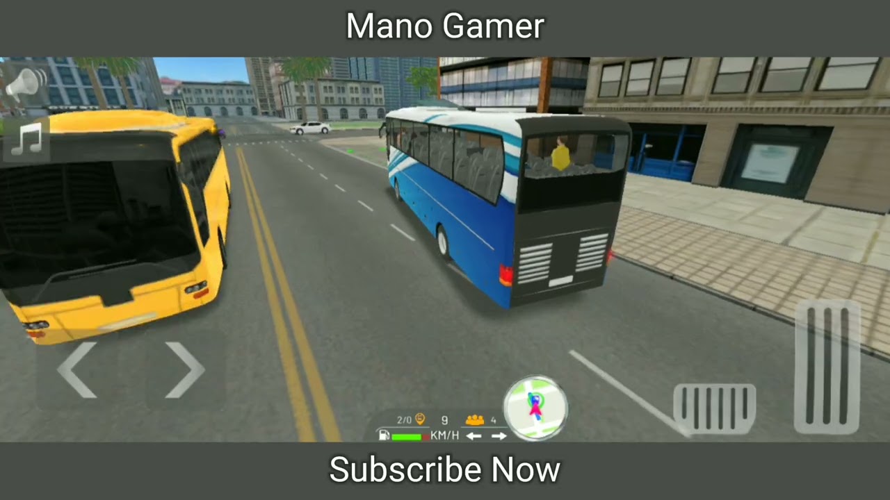 Bus driving simulators _ Bus driving pick and drop service gameplay _ Mano gamer