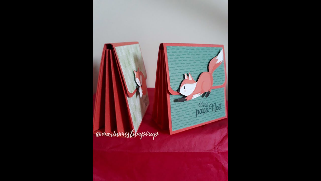 Vidéo tuto mini boîte pour sachets de thé