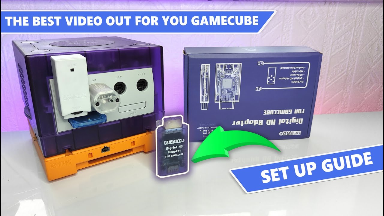 Как получить лучший комплект Gamecube Hdmi для настройки в стиле ретро с HD-адаптером