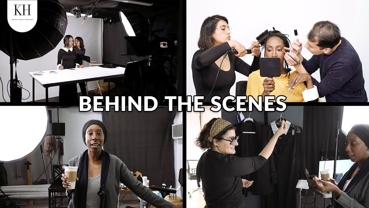 Behind The Scenes: Production of a Knappy Hair Shoot