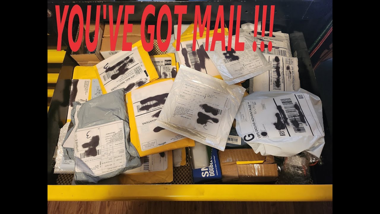 Finally opening mail!