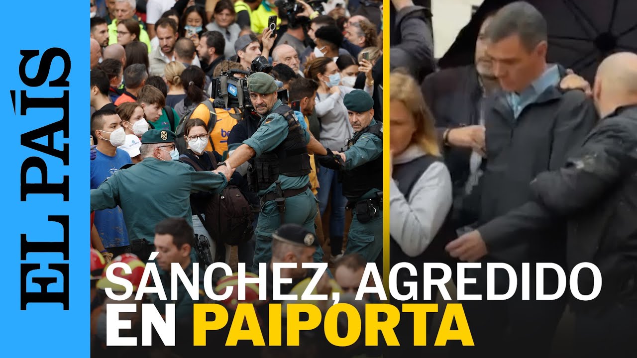 DANA ESPAÑA | Sánchez condena los actos de violencia por los que abandona la visita a Paiporta