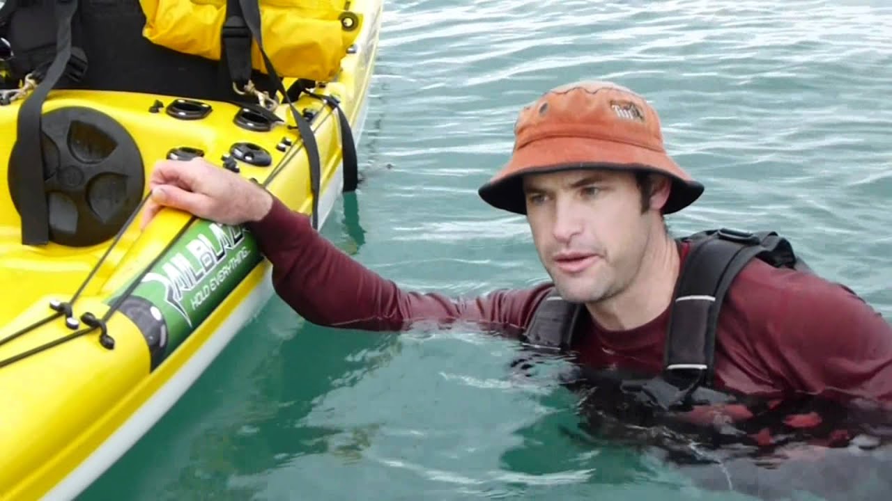 How to get back on your SOT kayak with Paddle Guy & Dave