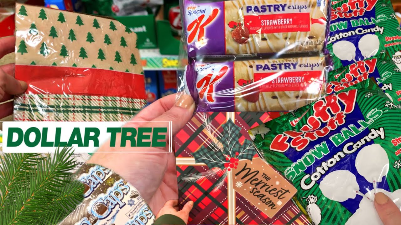 DOLLAR TREE SHOPPING!!! *CUTE CHRISTMAS GIFT BAGS + YUMMY STOCKING STUFFERS* SO MANY NEW FINDS!!!