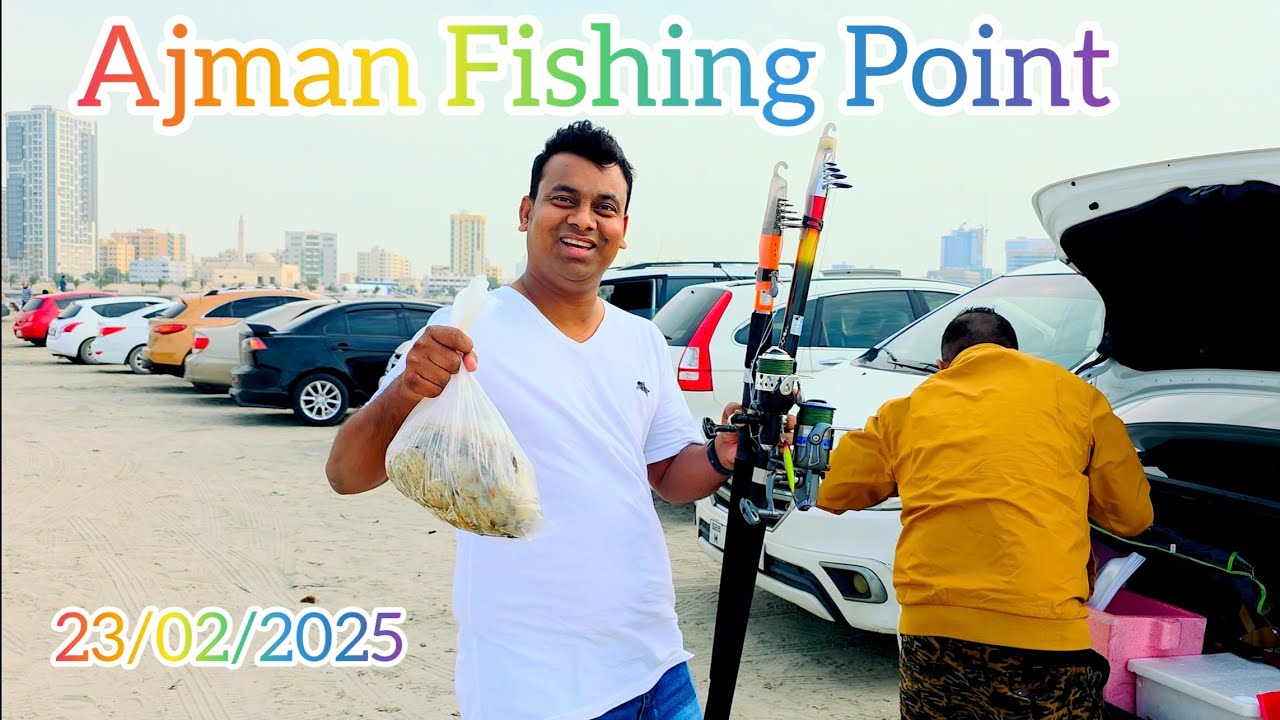 Fishing at Ajman too much enjoying with Friends