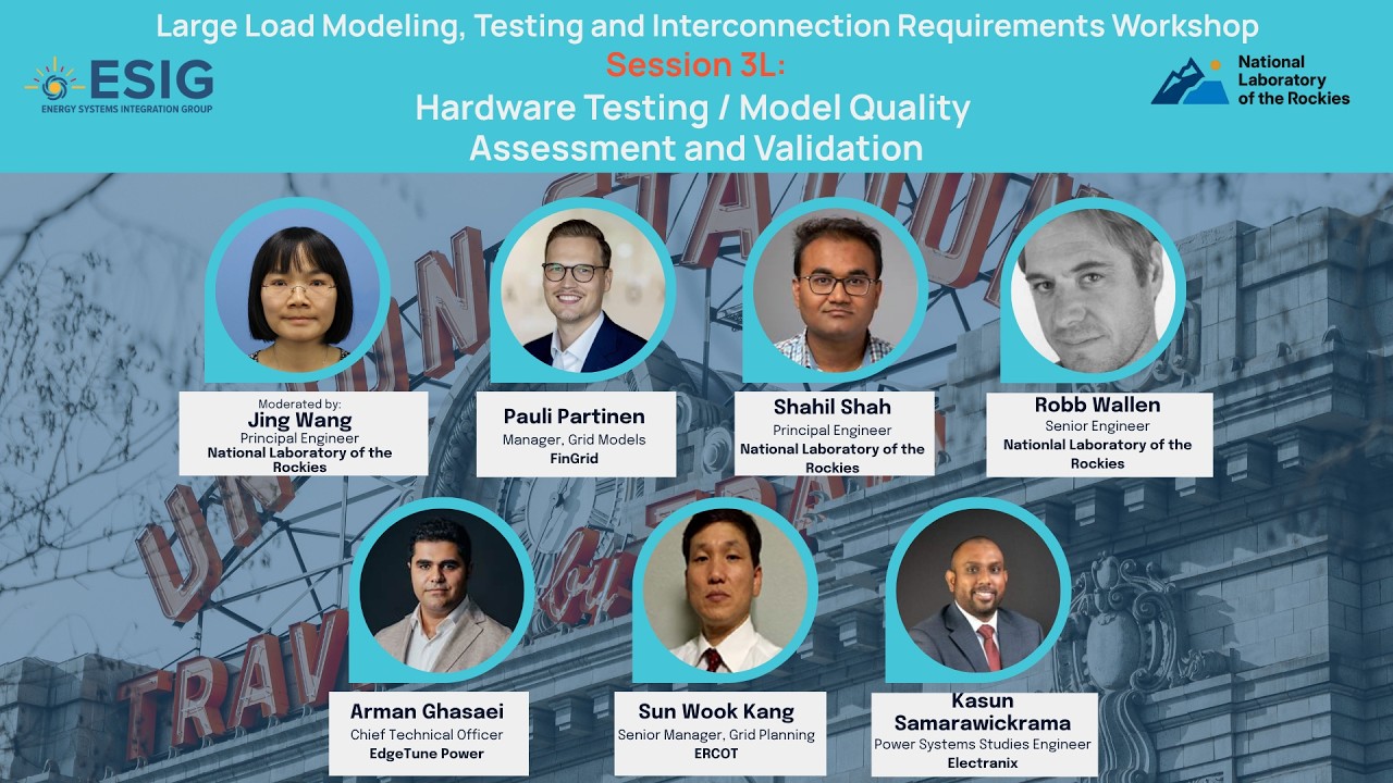 Session 3L: Hardware Testing / Model Quality Assessment & Validation