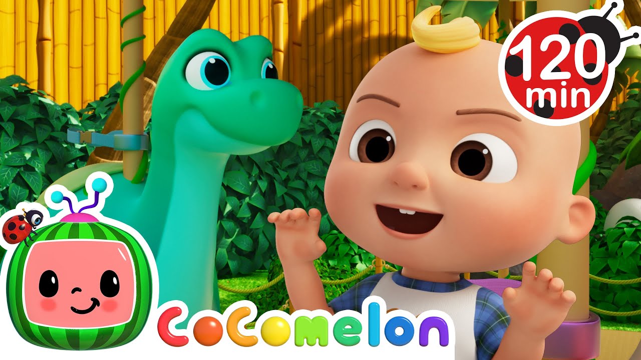 If You're Happy Dino Stomp! 🦖😆 CoComelon Nursery Rhymes and Kids Songs | Animals for Kids