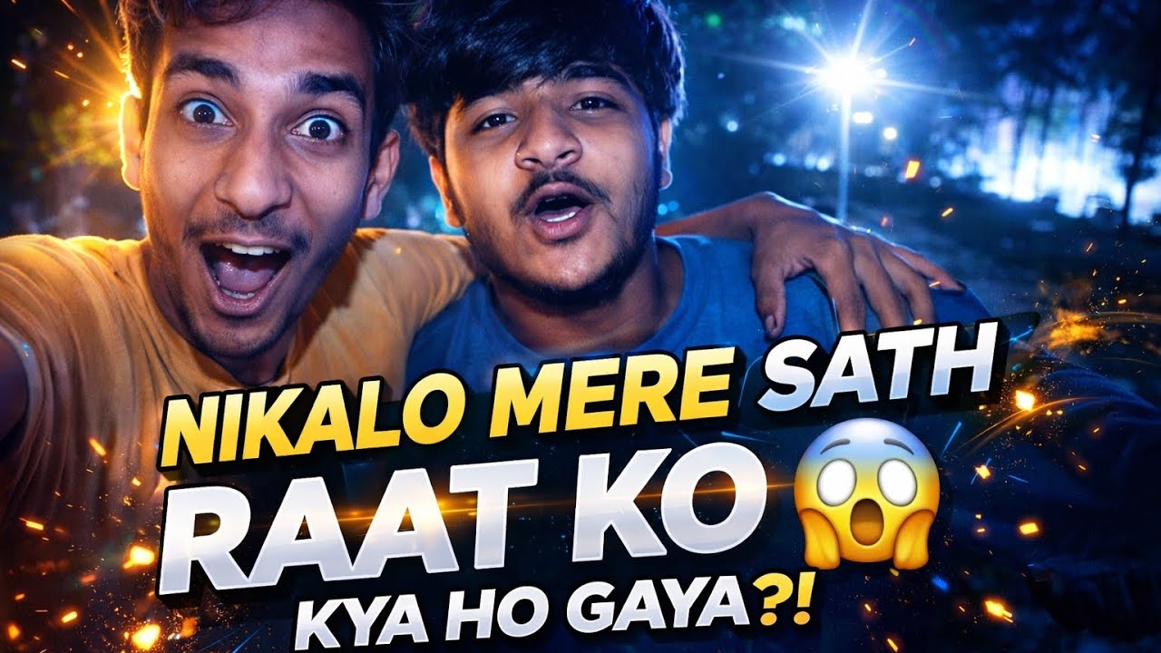 Aur Raat mein ghumna Hai..😁😂 nikhil mene raat ko full masti ki.. || @rachitvlog_09