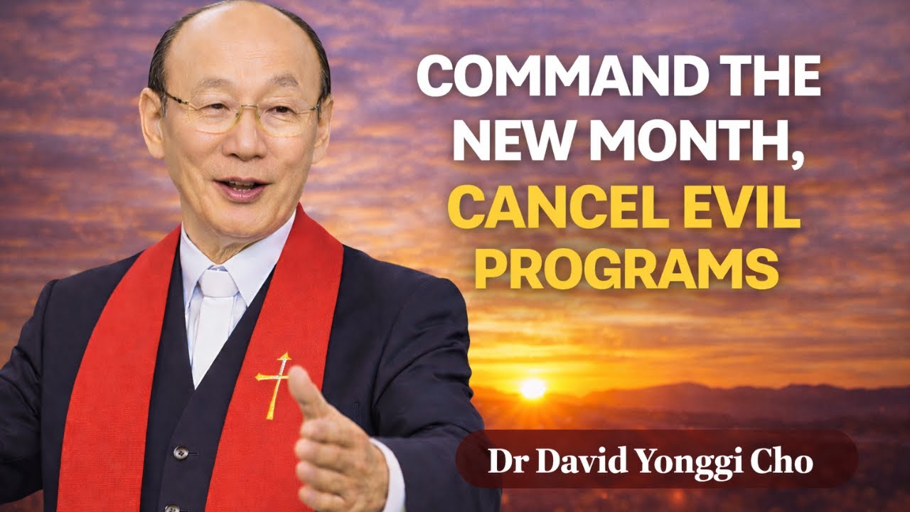 POWERFUL PRAYER TO COMMAND THE NEW MONTH - Dr david yonggi cho