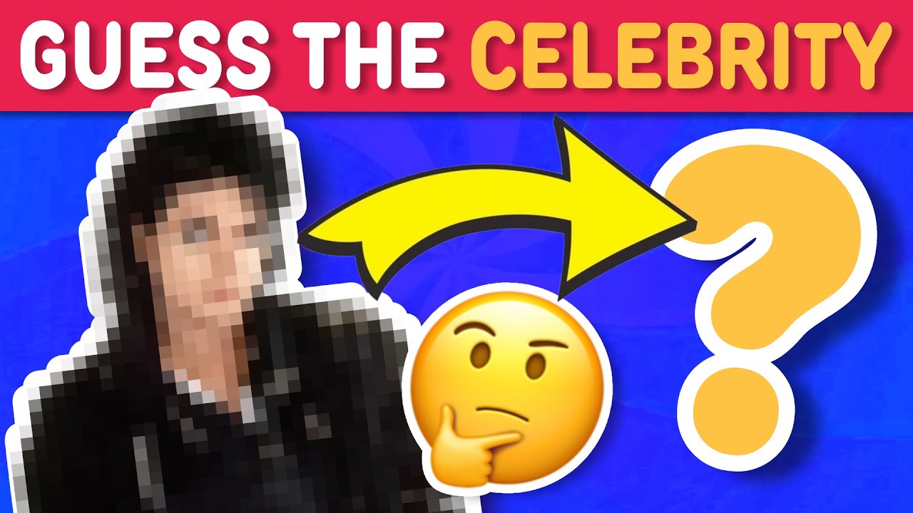 GUESS THE 50 PIXELATED CELEBRITIES 🖼 ✨ | Celebrity Quiz
