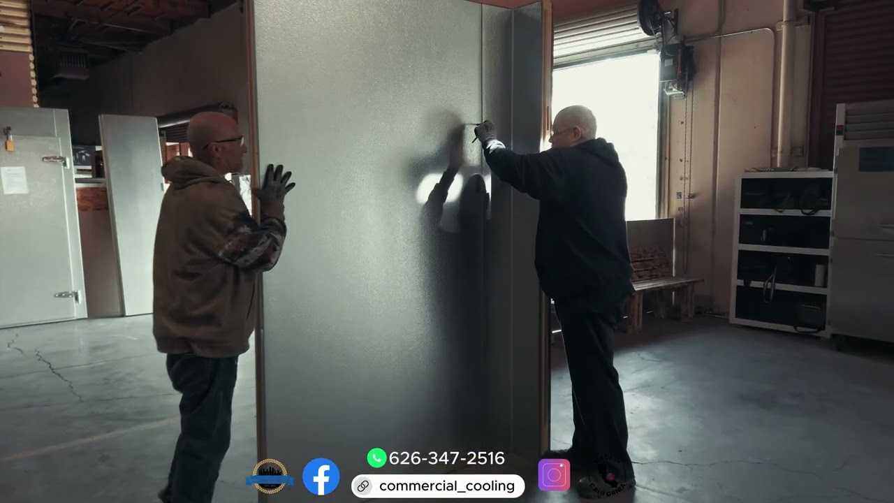 How Are Walk-In Coolers Built? Watch This! (Walk In Cooler Installation)