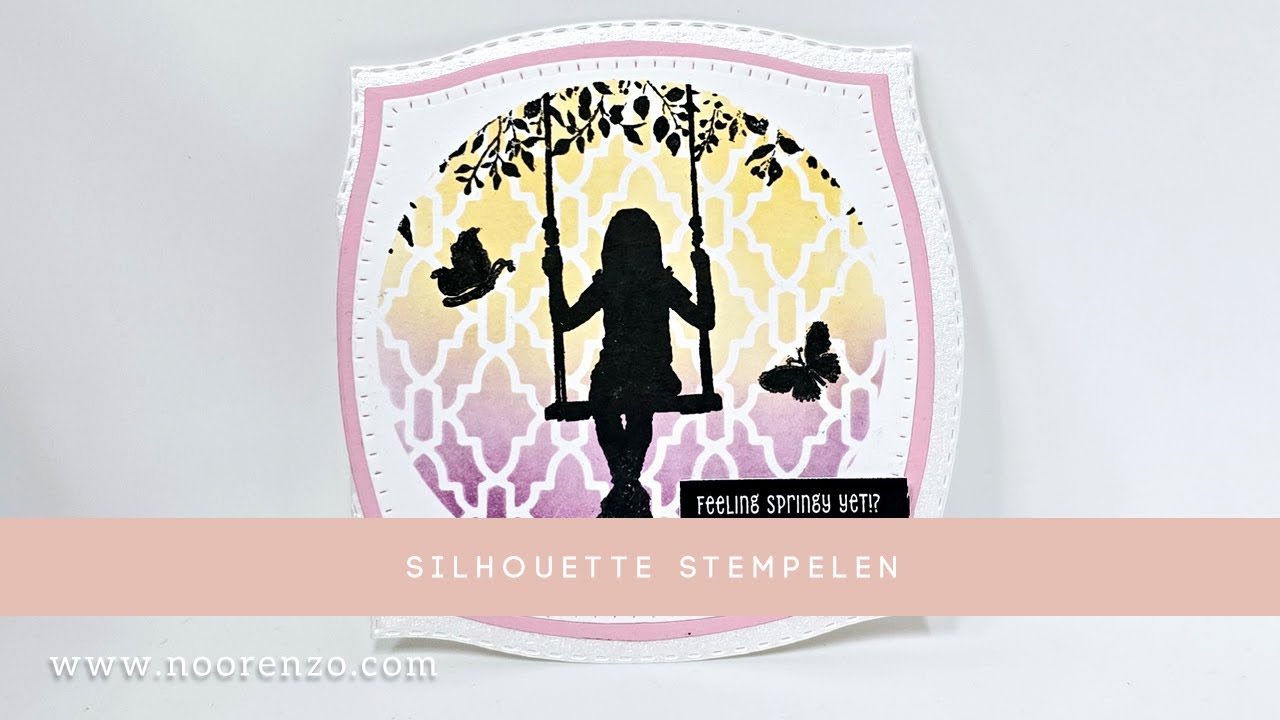 Studio Light silhouette stempelen door Joyce