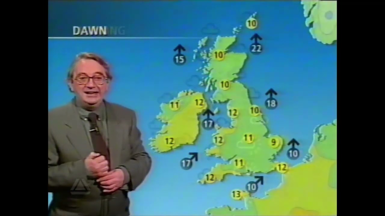BBC Weather With Ian McCaskill - Sunday 9th June 1996