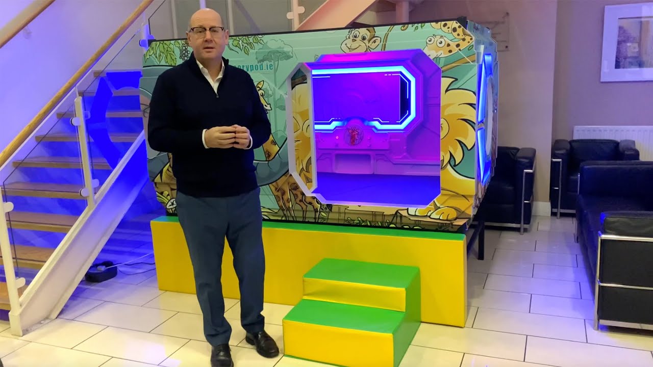 The Sensory Pod - Space for Children and Adults to Regulate their Mood (Arabic Subtitles)