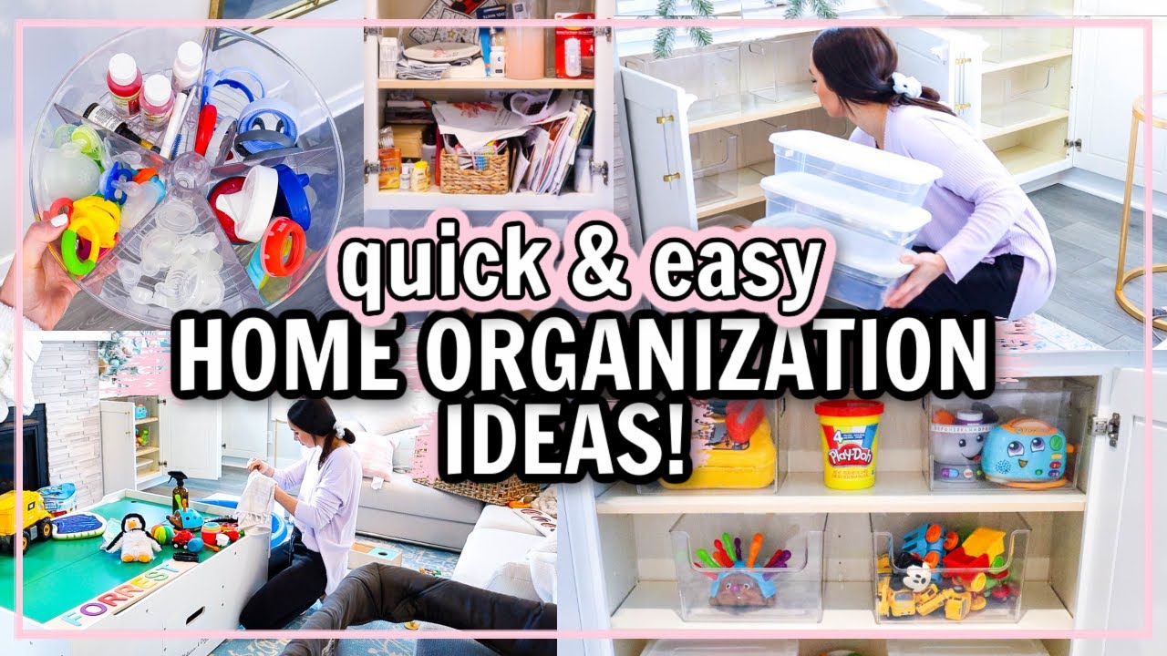 3 days of ORGANIZE WITH ME! EASY ULTIMATE HOME ORGANIZATION IDEAS | Alexandra Beuter