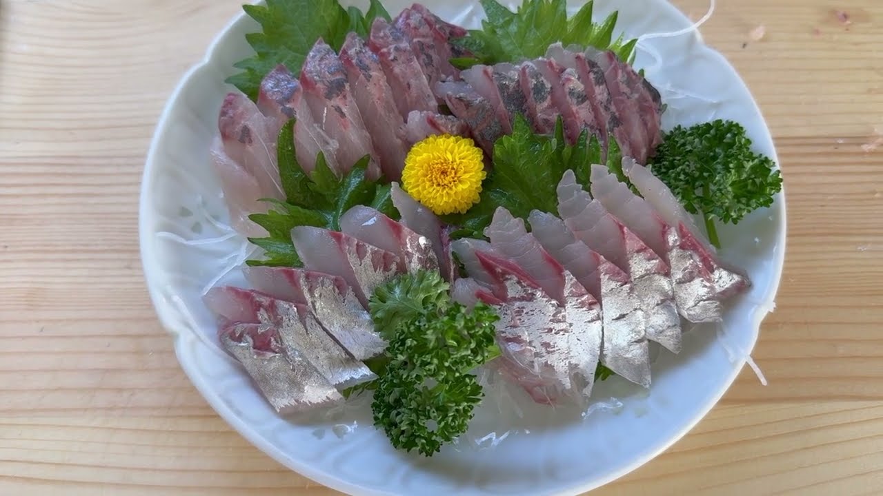 ちとせおかんの鯵刺身の作り方