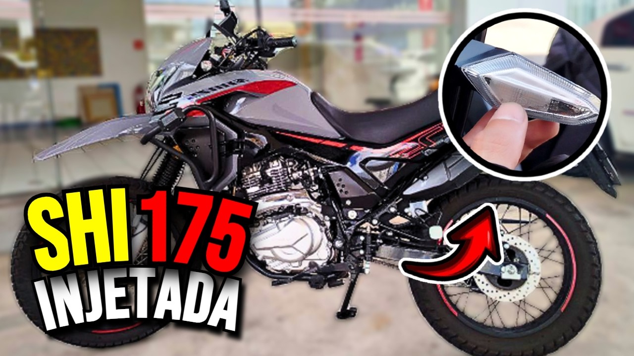 SHI 175 INJETADA MODELO EFI da SHINERAY - SETA com AGUA e PISCA não FUNCIONA! VALE a PENA?