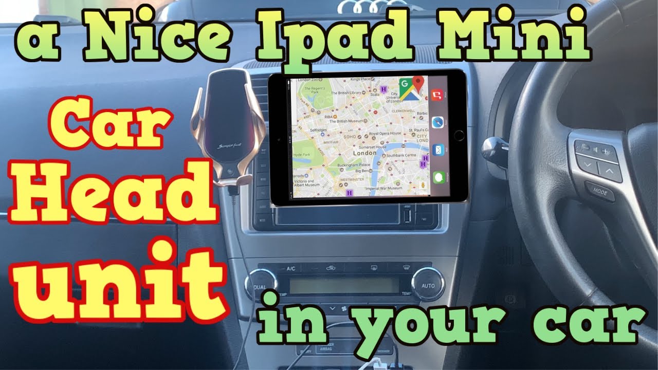 Используйте свой старый iPad mini в качестве мультимедийного головного устройства в автомобиле с ...