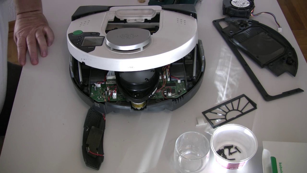 Vorwerk VR 100 Fehler 3000 Zerlegen und reinigung Laser Antrieb
