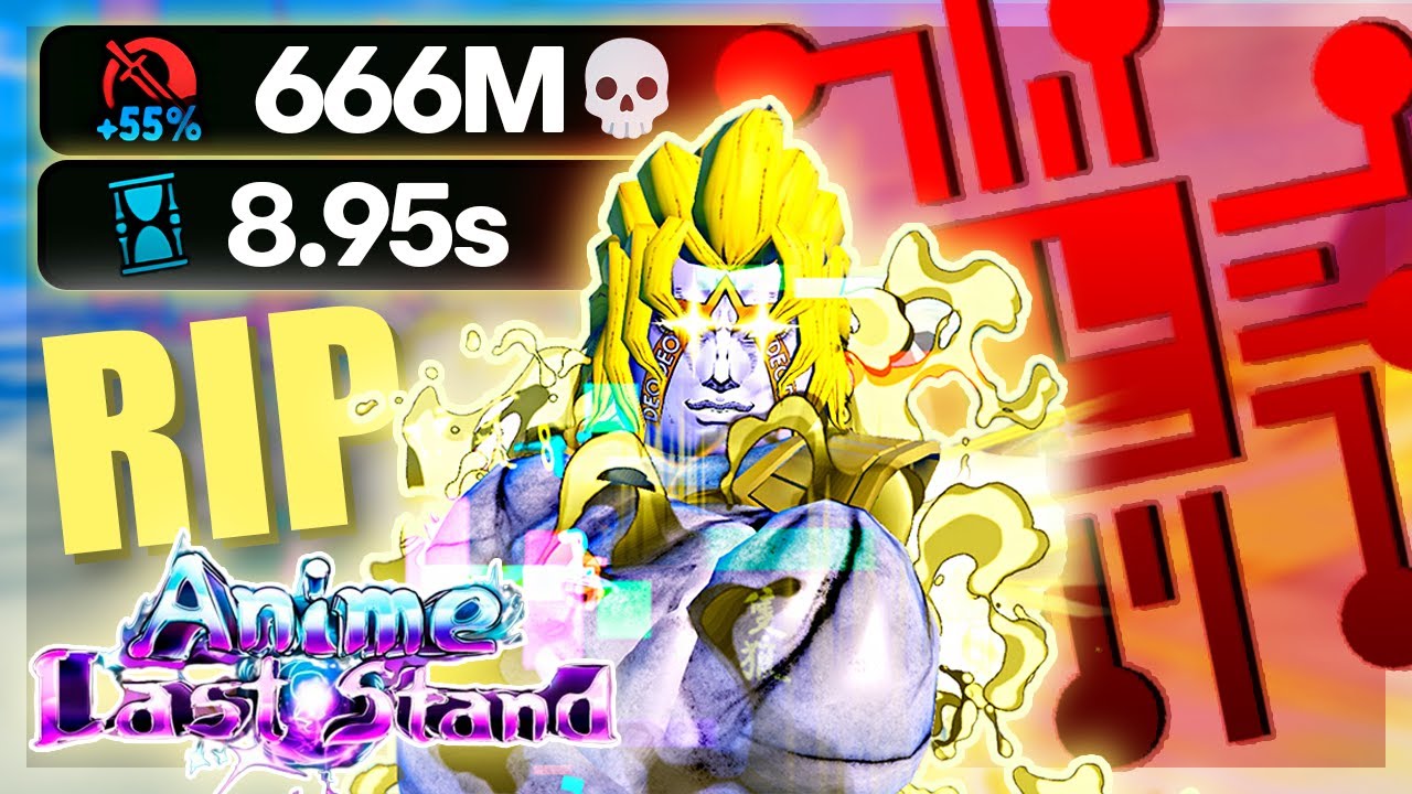 I Spent 72+ HOURS To Get WORST 0.03% GODLY In Anime Last Stand! (Rework him please)