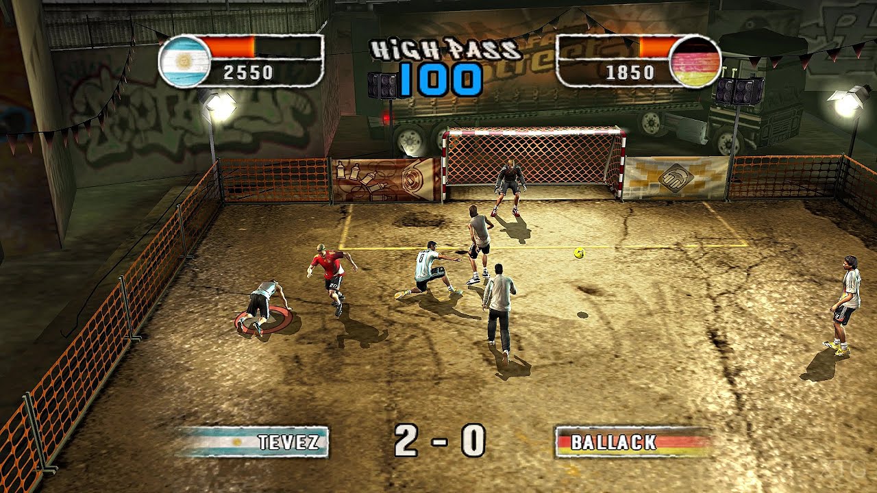 FIFA Street 2 PS2 Геймплей HD (PCSX2 v1.7.0)