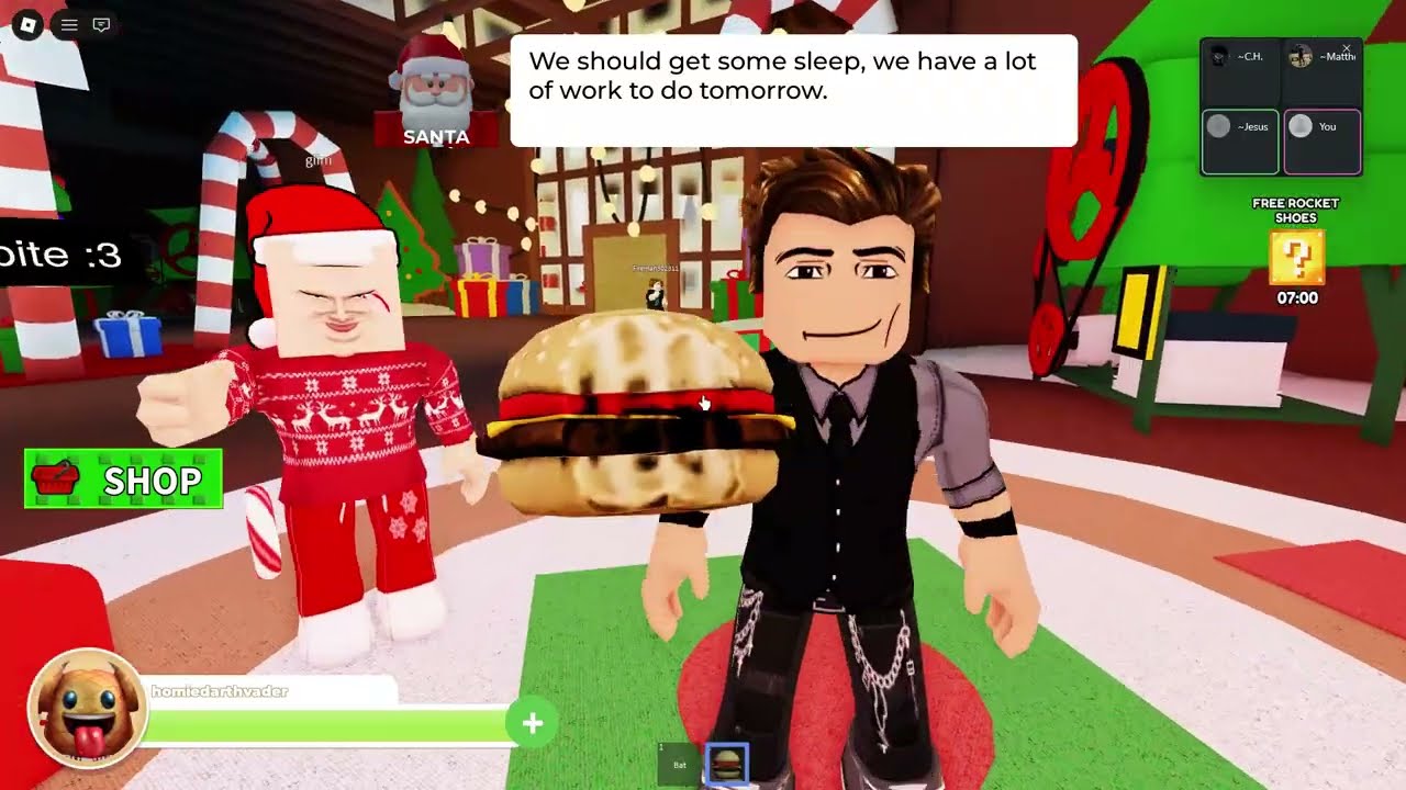 me and the bois save santa from the grinch and the yeti cartel