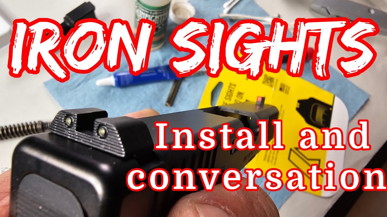 Iron Sights How to install on Glock and Should You Use?
