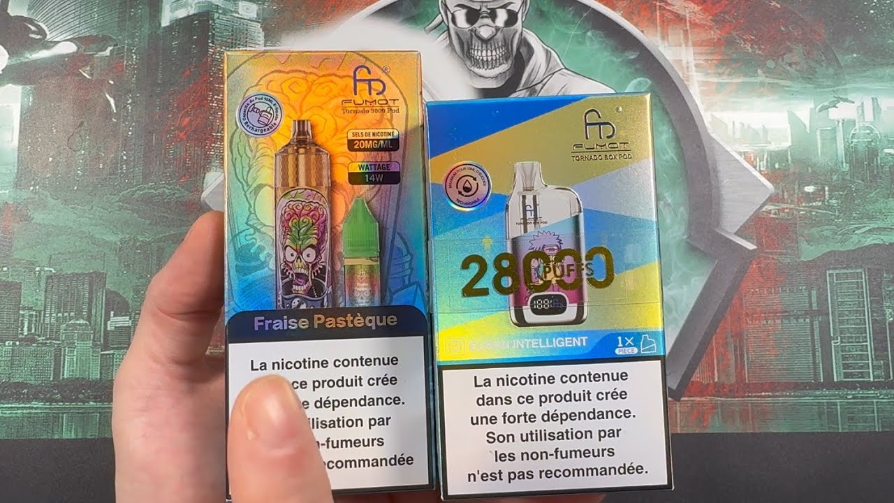 Fumot Tornado 9000 pod et Tornado Box pod - Test