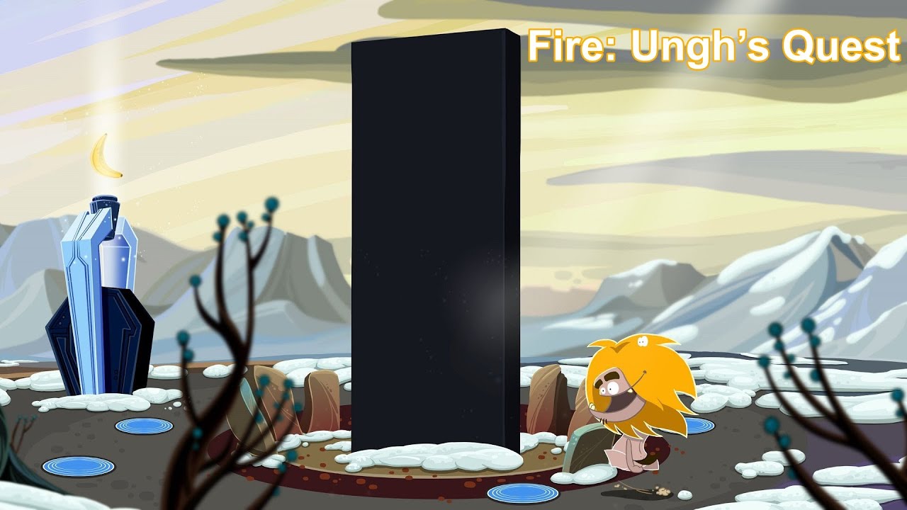 Fire: Ungh’s Quest - Полет на черном монолите (без комментариев)
