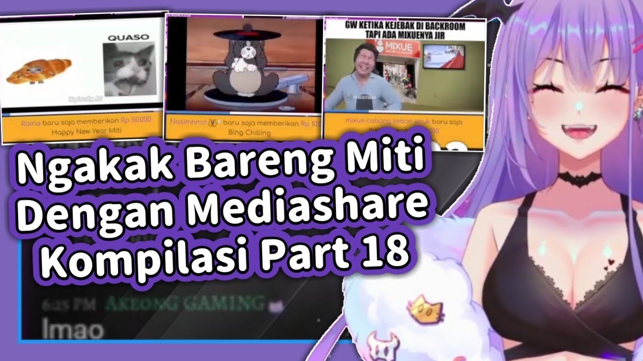 Ngakak bareng Miti dengan Mediashare Part 18 | 【 Clip Mythia Batford 『 Vtuber Indie 』 】