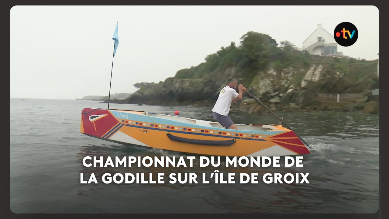 Championnat du monde de la godille sur l’Île de Groix