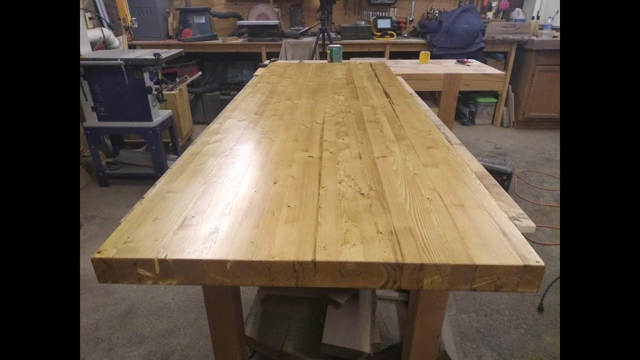 Build a Butcher Block Countertop on a Budget