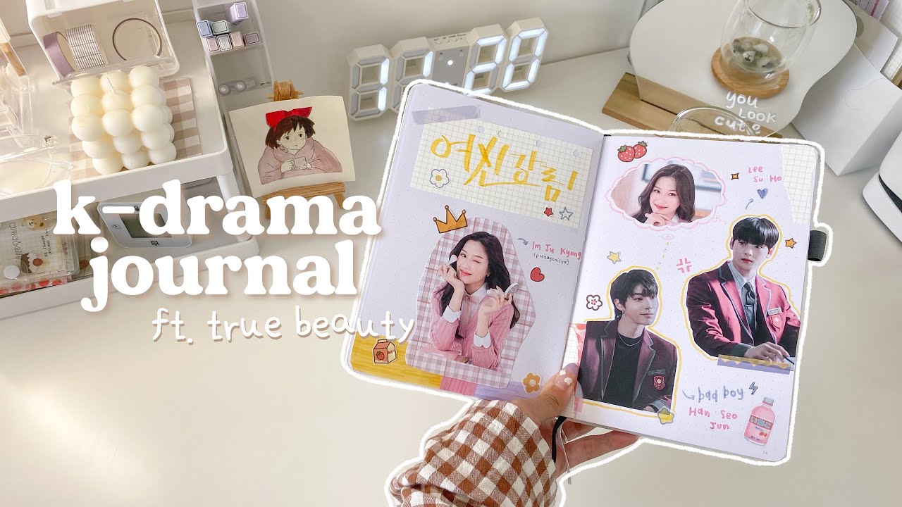 k-drama journal with me 🍓📓 ft. true beauty ♡