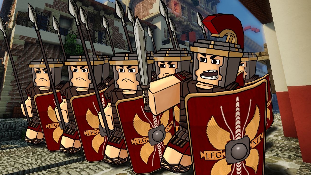 Minecraft | CAESAR VS KING OF GAUL - Revenge on Rome! (Good vs Evil)