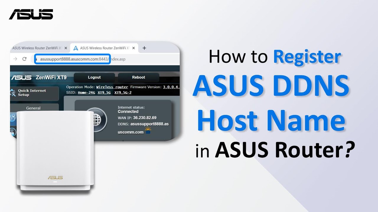 How to Register ASUS DDNS Host Name in ASUS Router   | ASUS SUPPORT