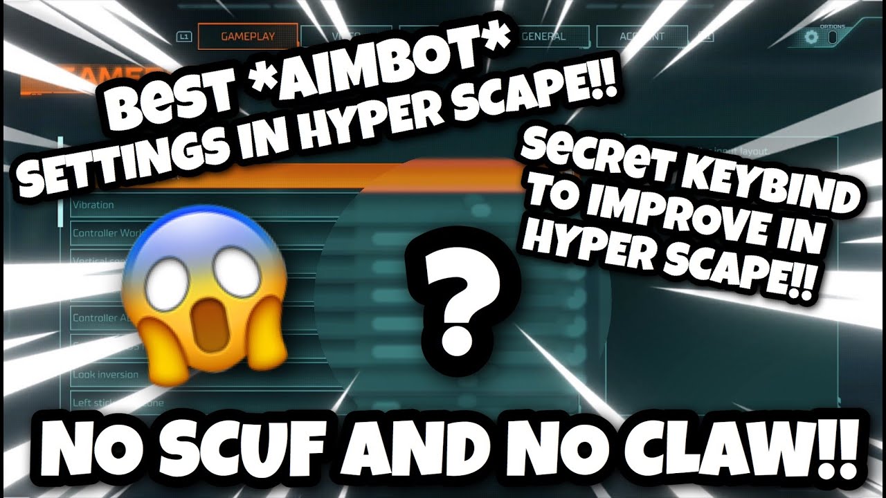 BEST Controller *AIMBOT* Settings For Hyper Scape! (NO SCUF/ NO CLAW) (PC/PS/XBOX)