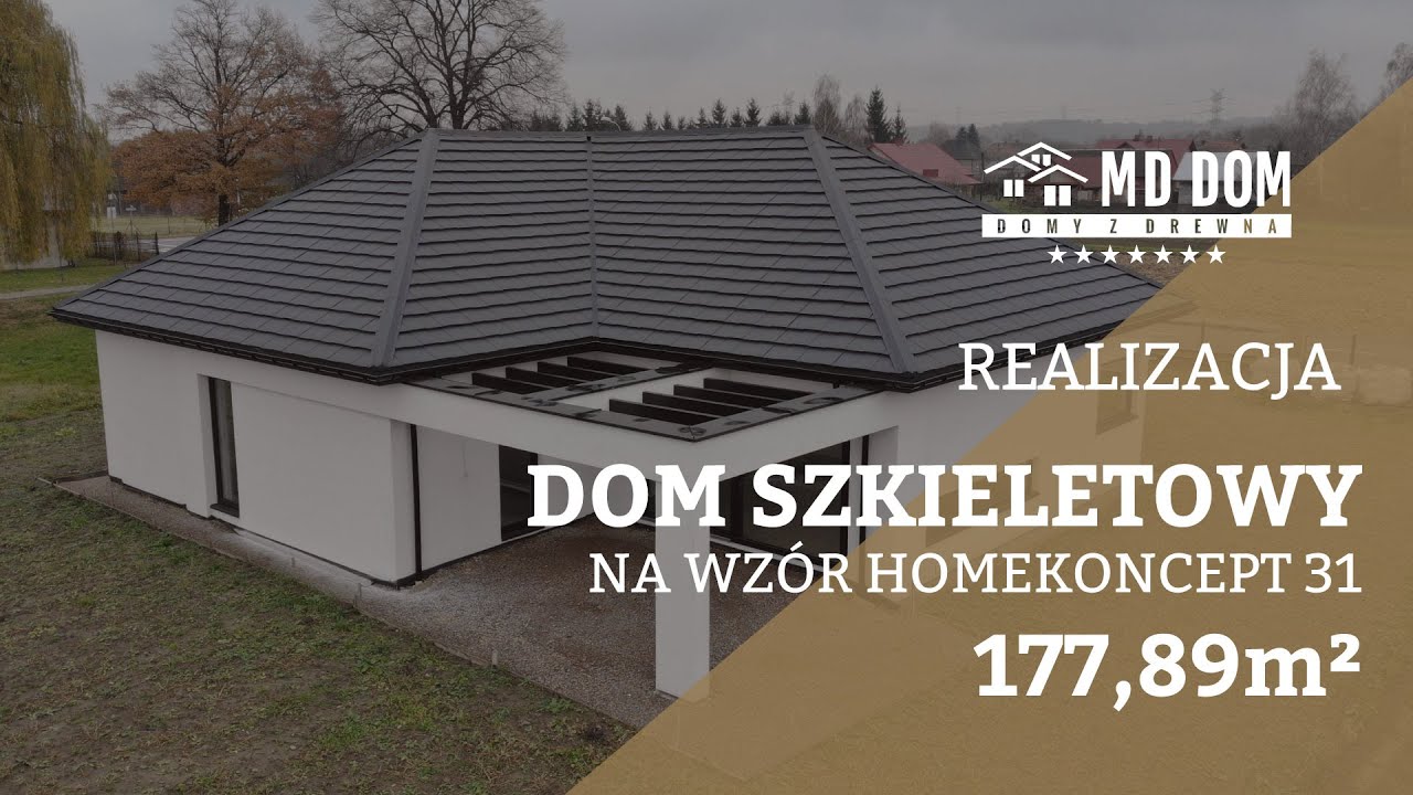 DOM SZKIELETOWY NA WZÓR HOMEKONCEPT 31 MD DOM