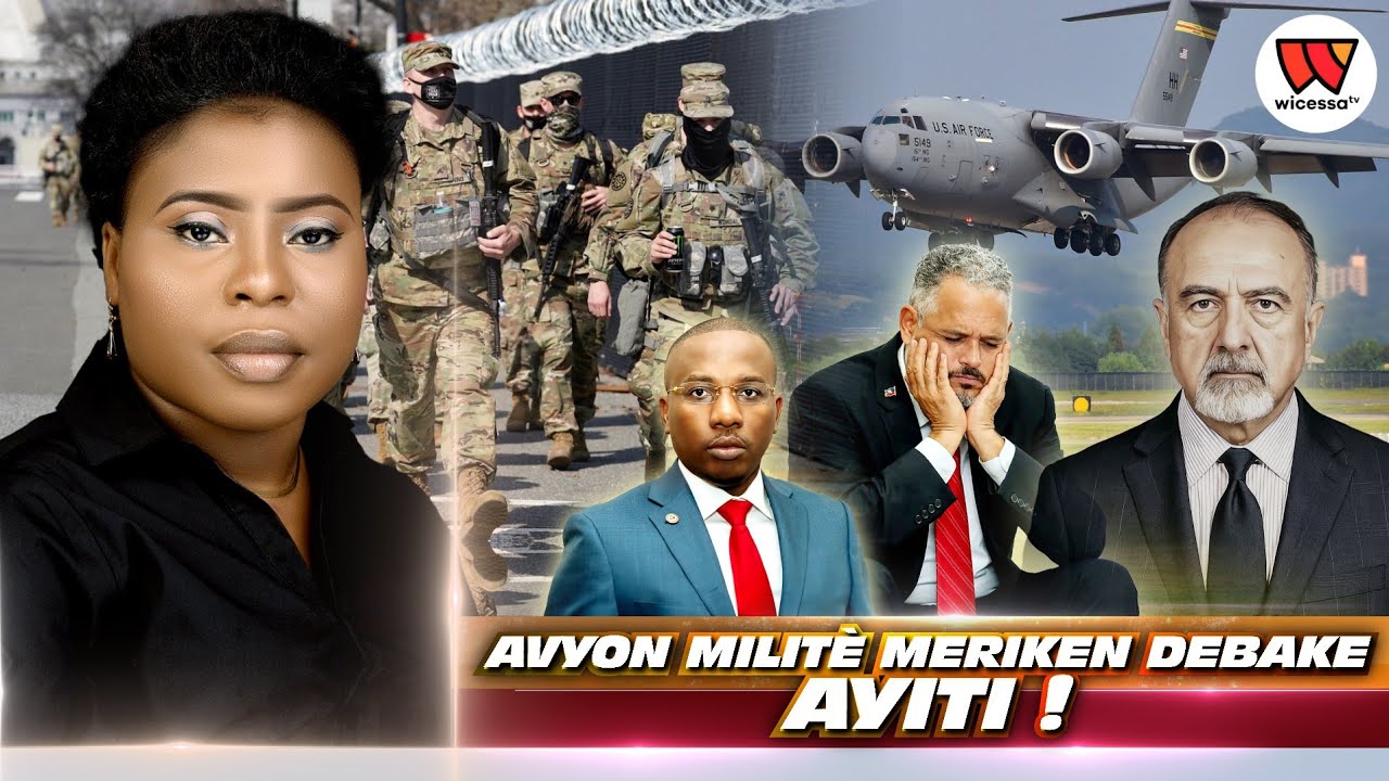 Bagay yo chavire..Avyon militè🇺🇸 ateri Pòtoprens..Nasyonzini gate jwèt eleksyon..Klod/JoMo/ Martine
