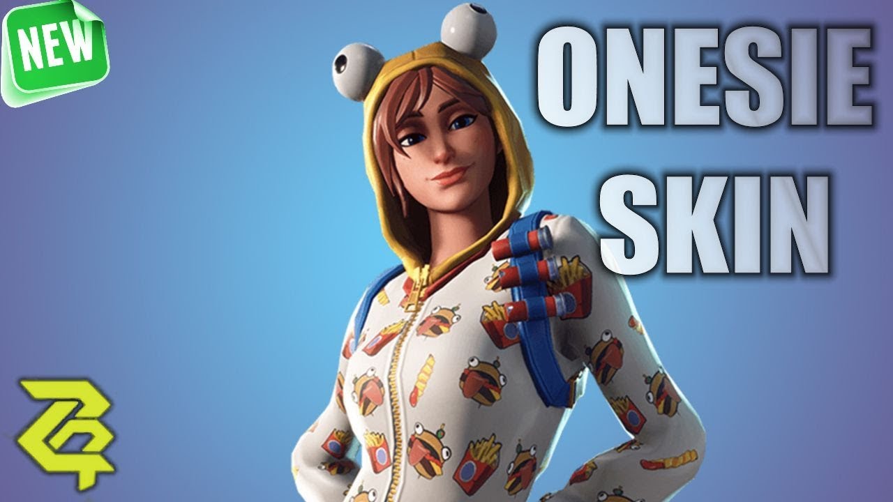 Fortnite Solo NEW Onesie Skin Gameplay (Durr Burger Outfit)